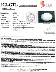 2.52 Ratti Natural fire Opal with Govt. Lab Certificate-(1221)